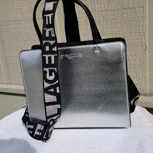 💥Karl Lagerfeld Silver Metallic 💥